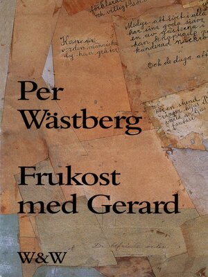 cover image of Frukost med Gerard och andra texter